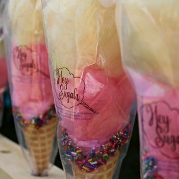 cotton candy party cones