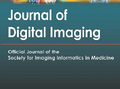 Cover of the Journal of Digital Imaging, a leading publication in imaging informatics