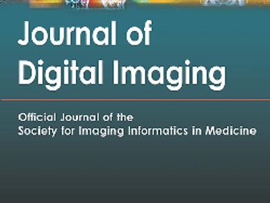 Cover of the Journal of Digital Imaging, a leading publication in imaging informatics