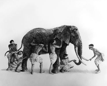Dibujo 
Obra por Fernando Barba
Arte Mexicano 
Artista Chihuahuense