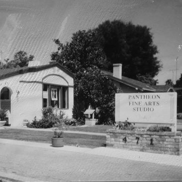 A black and white photo of our humble studio in Sunnyvale, Ca circa 1989.