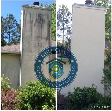 Stucco cleaning stucco wash soft wash pressure washing gutter brightening house wash roof cleaning 