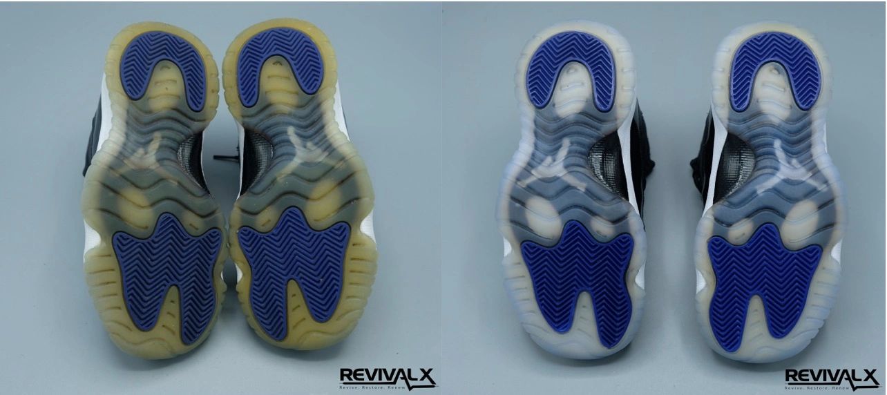 how to whiten jordan 11 sole