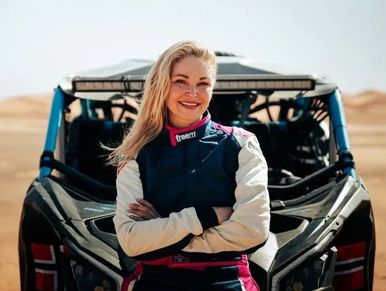 Christina The Race Car Driver Doubloug precision/stunt driver/race car driver