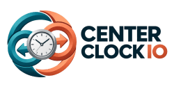 Center clock in and out