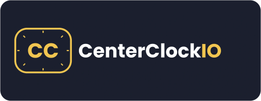 Center clock in and out