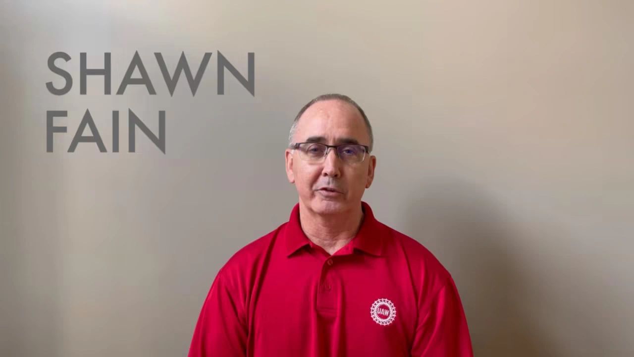 Shawn Fain Announces Candidacy for UAW International President