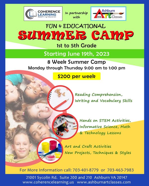 Summer Camp | Ashburn Art Classes