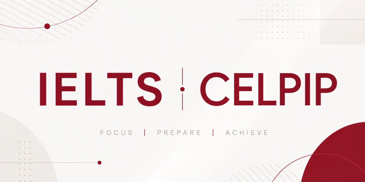 IELTS and CELPIP test preparation focus.