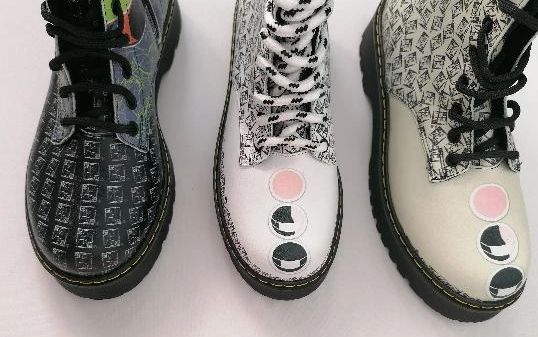 DARA ASTI WOOL BOOTS IN BLACK-WHITE 1 Shop - One More main image 2
