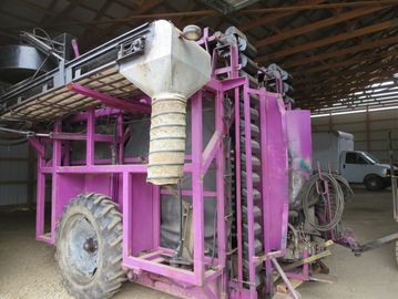 MECCA-NIZED PULL BEHIND GRAPE HARVESTER