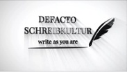 DeFacto Schreibkultur