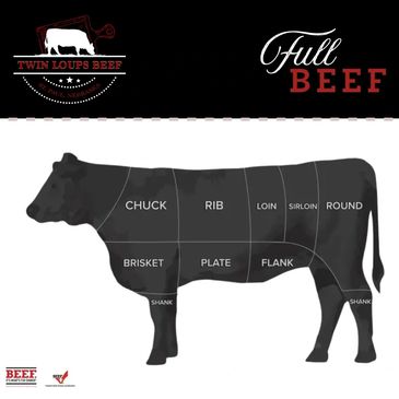 Fill up your own freezer and have extra high quality beef to share!  A full beef is approximately 48
