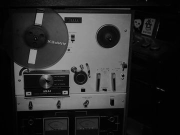 Old tape machine. Akai.