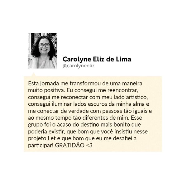 depoimento de Carol Eliz de Lima sobre a participação da Jornada Atempo em 2024.