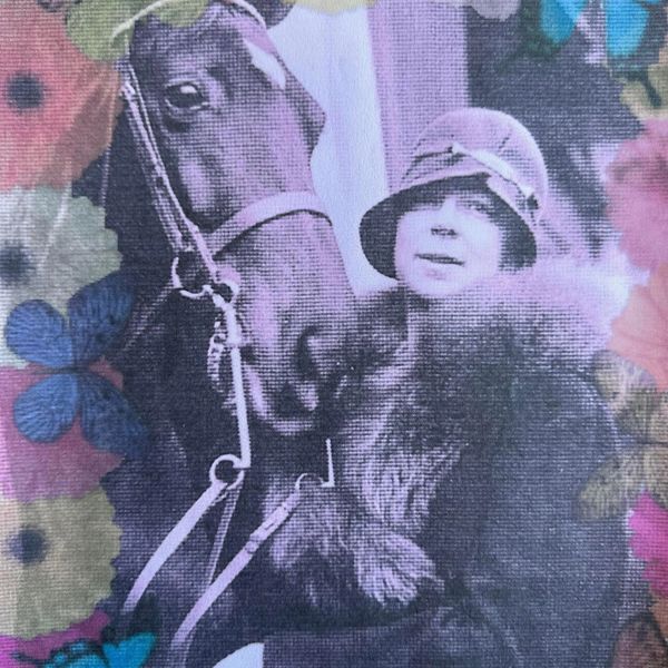 Lurline Matson Roth and her famous stallion, 
Chief of Longview. 