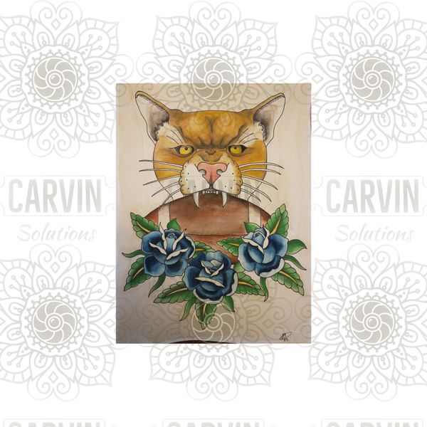 American Traditional mixed with Neo Traditional - Penn State Football Rose Bowl victory.