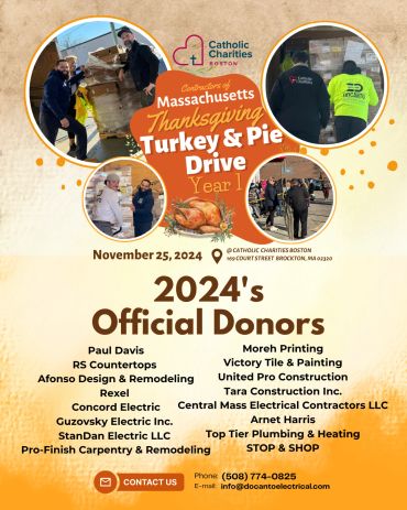 Thanksgiving Turkey &amp; Pie Drive 2024 official donors list.