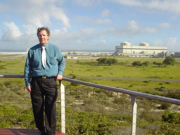 Dr. Kelvin Kemm at the Koeberg Nuclear Power Plant.