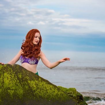 The Little Mermaid is longing to be on land. Her giggles and song will light up little faces. 