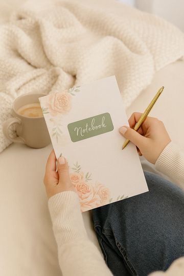 Floral Journal Notebook Template System