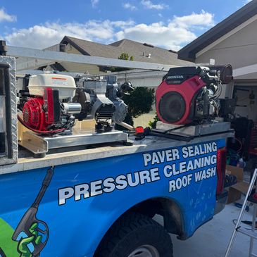 Hydro Pressure Pro pressure washing truck serving South Florida