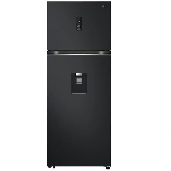 RENTAL]493L Top Freezer Fridge in Essence Matt Black with Water Dispenser & Auto Ice maker