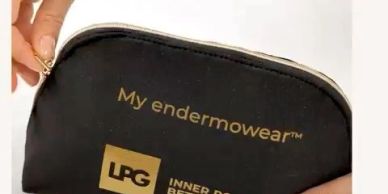A black pouch labeled 'My endermowear™'.
