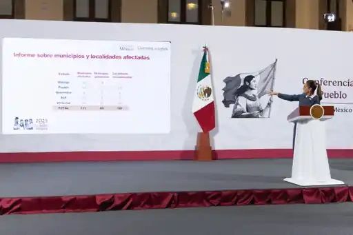 GOBIERNO DE MÉXICO ACTIVA EN HIDALGO 3 CENTROS DE MANDO CON 111 PUENTES AÉREOS PARA ATENDER A COMUNIDADES AFECTADAS POR LAS LLUVIAS