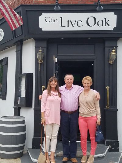 Ciaran and Marian  pictured with Treasa in Queens, New York City - USA