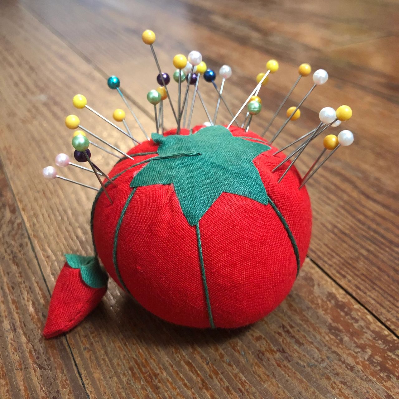 So what's with the tomato pin cushion?