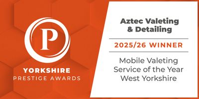 Award winning valeting company showing their newest award 