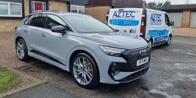 Audi parked on a driveway in Rothwell after having a Full Valet with Aztec Valeting & Detailing - Car Valet Service