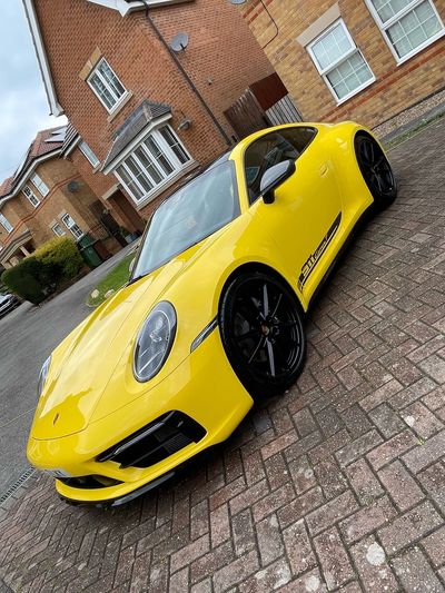 Yellow Porsche 911 valeted in Pontefract by Aztec Valeting and Detailing Ltd