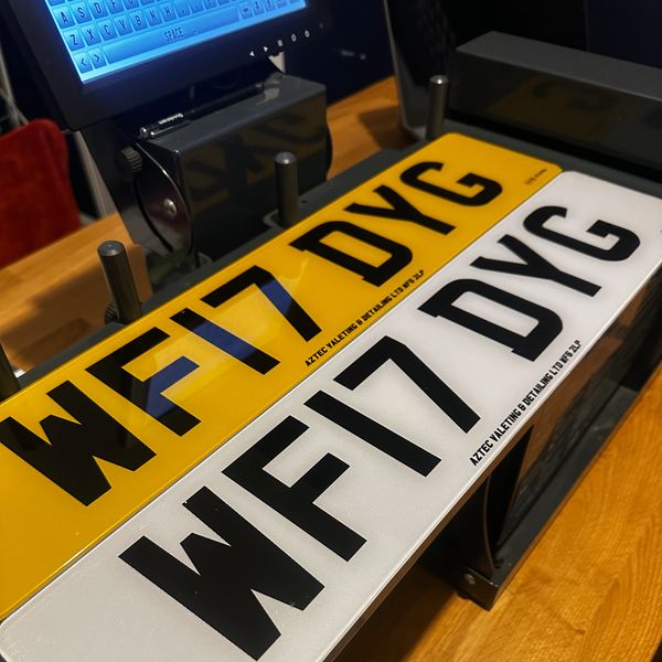 Premium Printed Car Number 