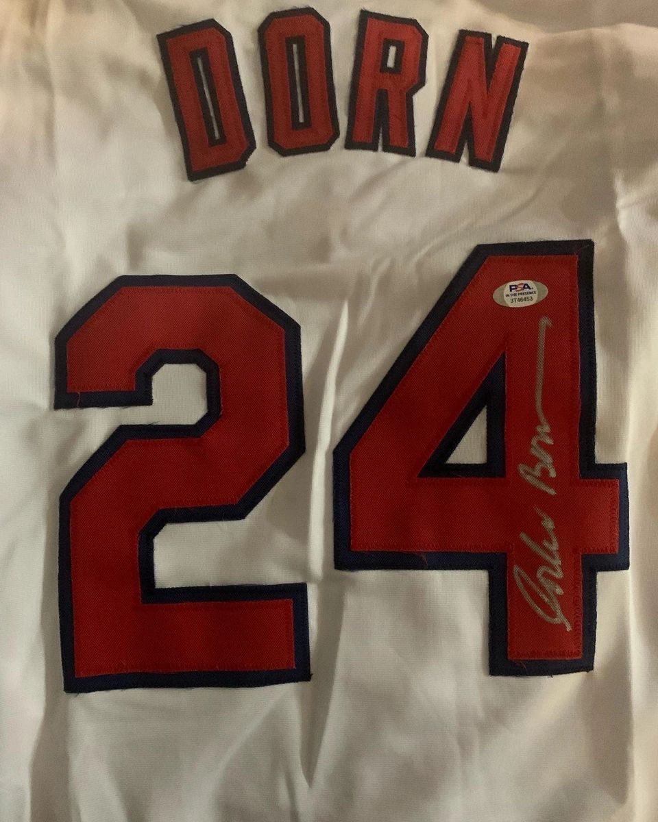 Corbin Bernsen Roger Dorn Signed Cleveland Indians Jersey (Beckett) Ma –  Super Sports Center