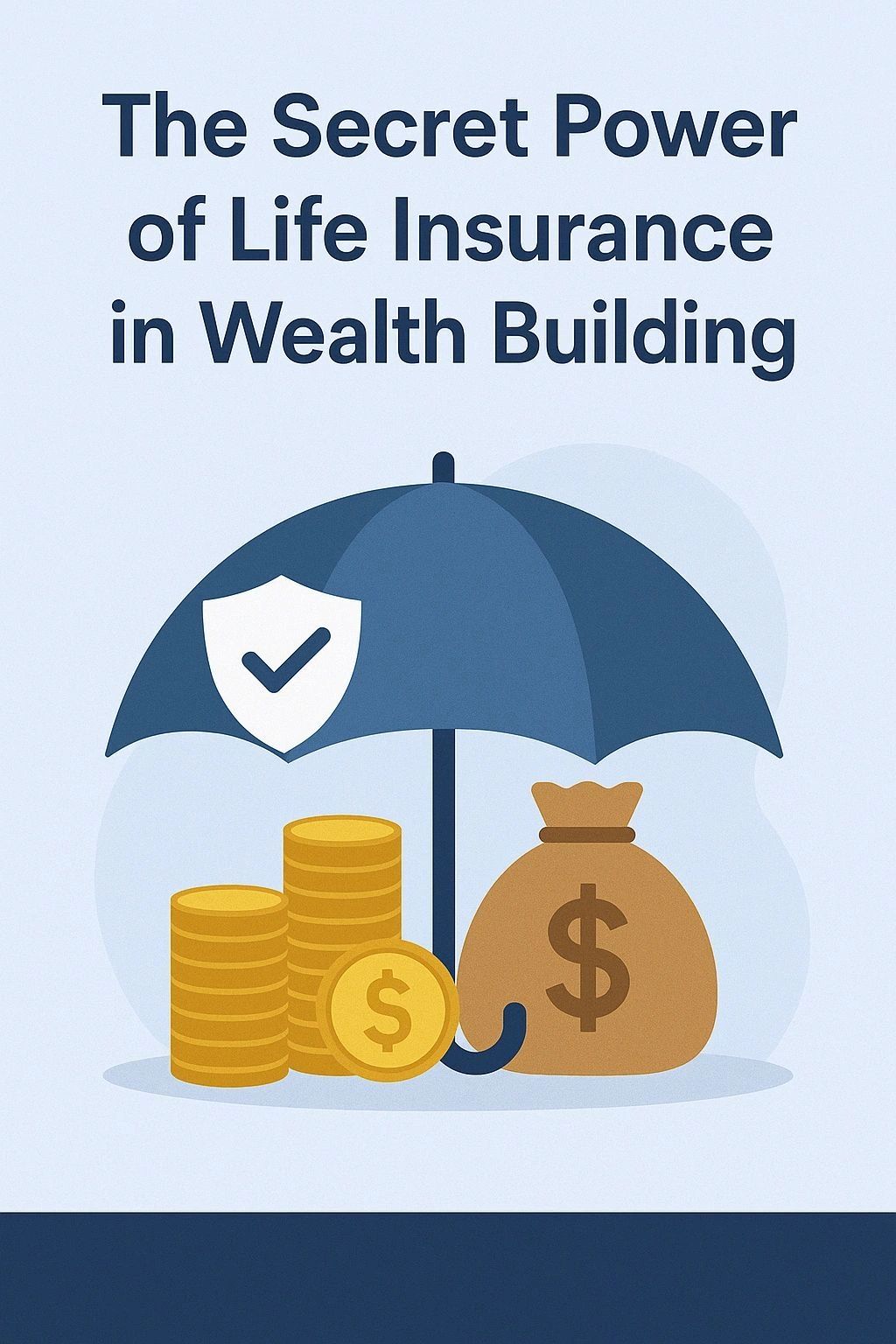 Illustration showing life insurance's role in protecting and building wealth.