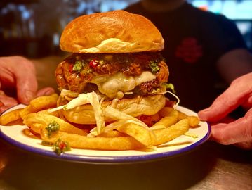 Roddyburger – the best burgers in Tunbridge Wells. The Brisket burger includes pulled brisket.