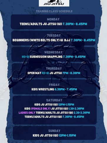 Martial arts classes Birmingham Timetable