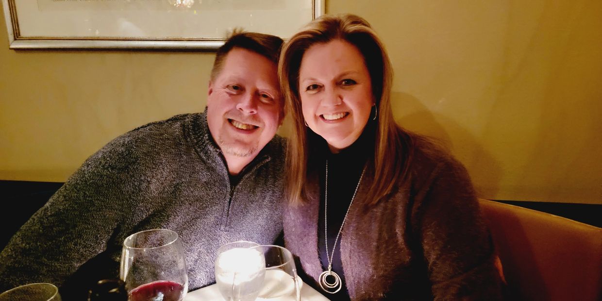 Rex & Michele eating dinner in NYC 