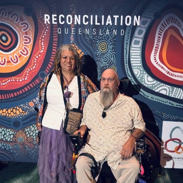 Aunty & Uncle at the Reconciliation Queensland Gala Dinner.