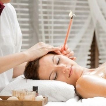 ear candles, holistic, massage