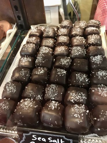 Dark Chocolate Sea Salt Caramels