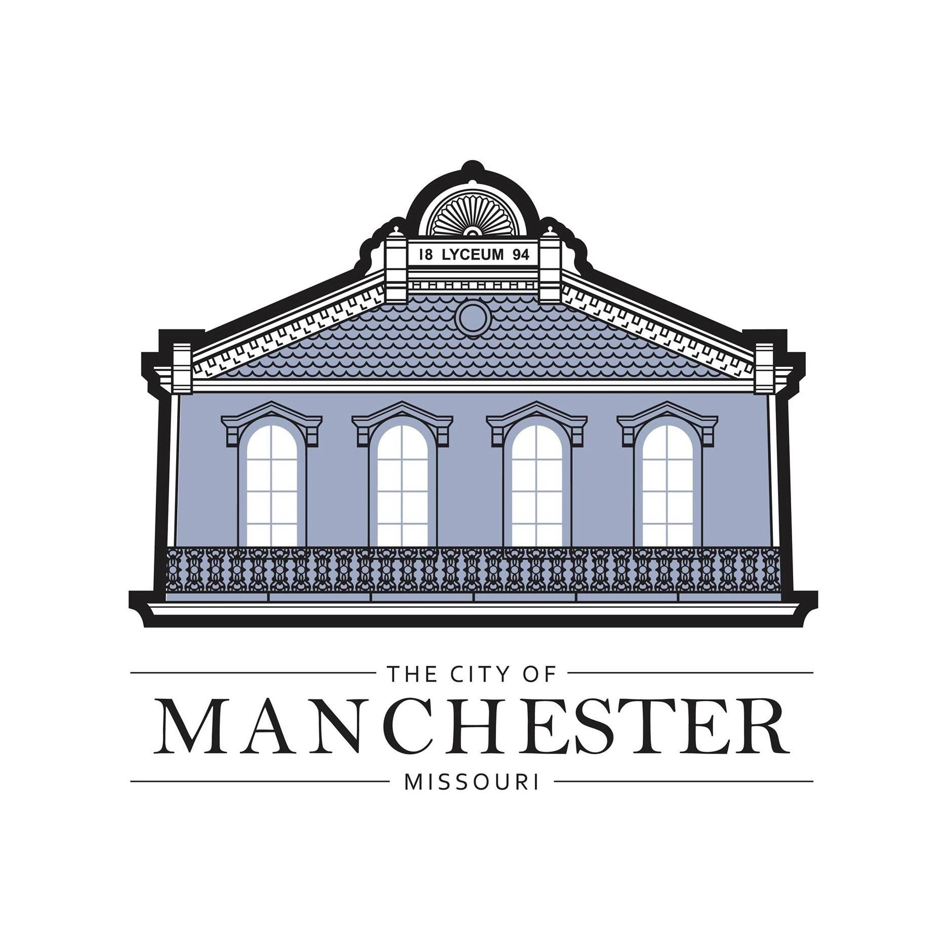 City flag / logo of Manchester, MO