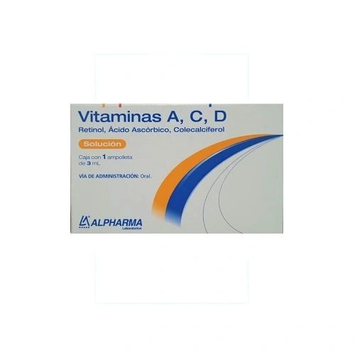 VITAMINAS ACD SOL. ING. CAJA C/1 AMP. C/3 ML.