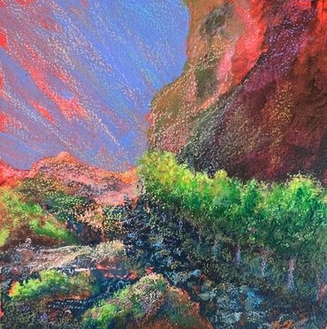 canyon mixed media