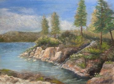 landscape rocky cove