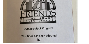 Adopt-a-Book Bookplate