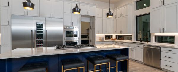 a stylish kitchen cabinet design by SouthWest Countertops 