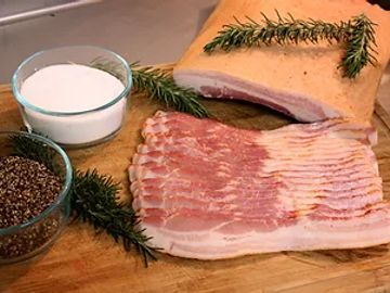 Thick Sliced Hickory Smoked Country Bacon from Willcox Country Bacon, Feed & Supply